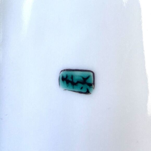 Vintage Kutani Yugaku Rectangle Plate Set Of 5 , Each Different Floral Design - Picture 14 of 16